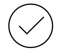 icoon illustratie vink