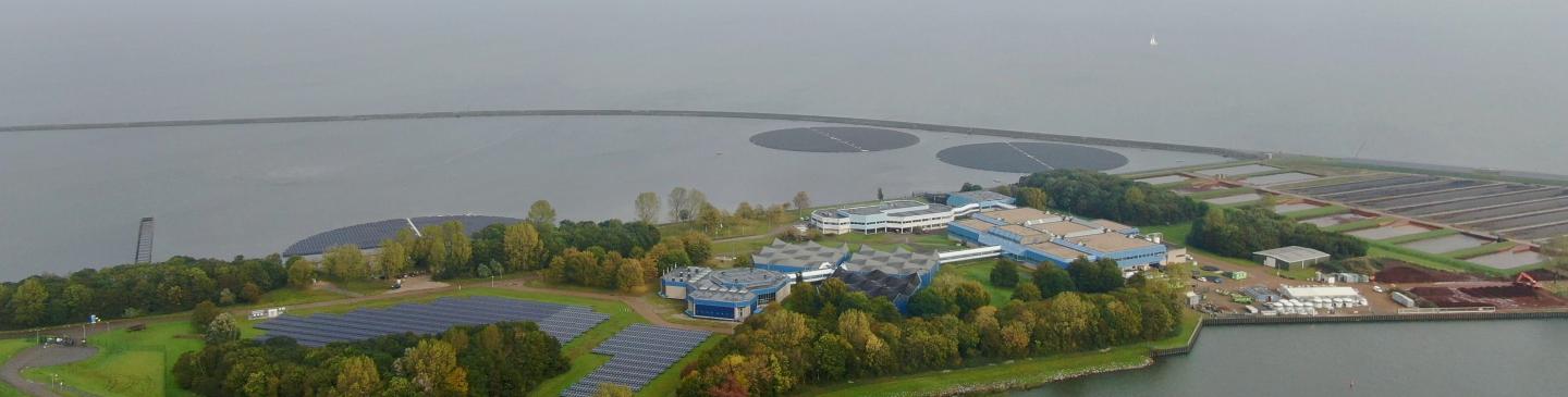 Luchtfoto Andijk door Frank Janssens i.o.v. min ienw november 2021