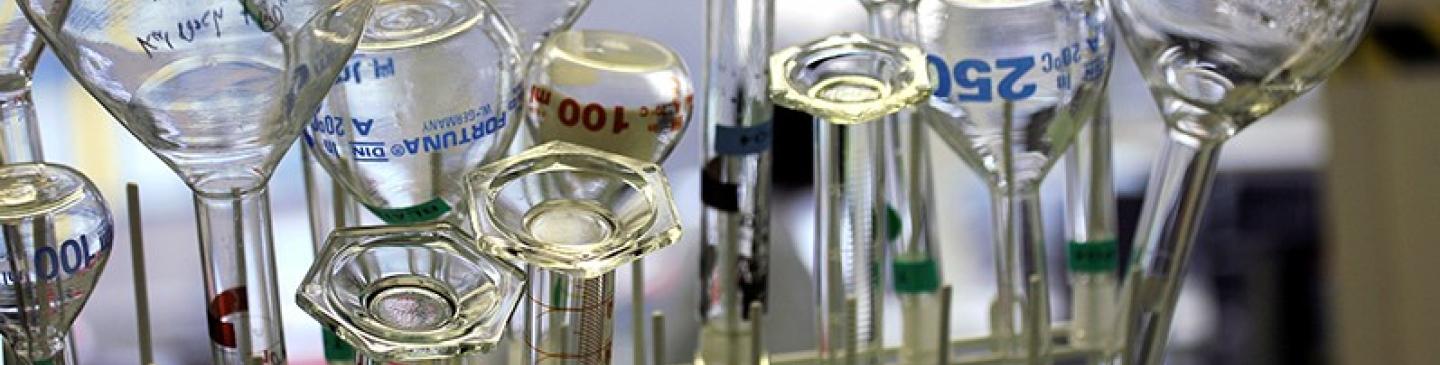 het waterlaboratorium reageerbuisjes