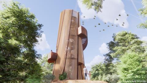 Ontwerp Uitkijktoren Kruisberg 2022