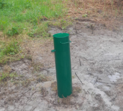 Afbeelding monitoringsput bovengrond