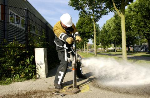 Brandkranen medewerker