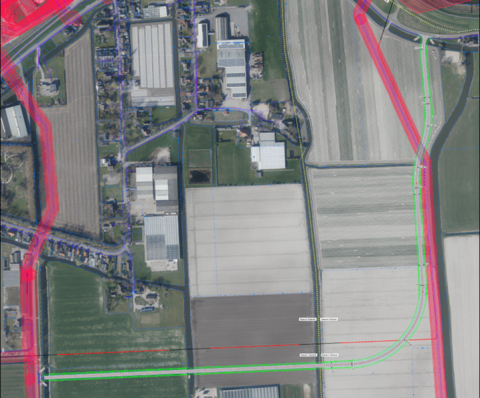 Tijdelijke ontsluitingsweg Andijk