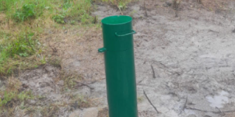 Afbeelding monitoringsput bovengrond