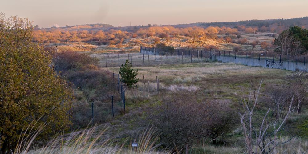 Natuurbrug Zandpoort met hek