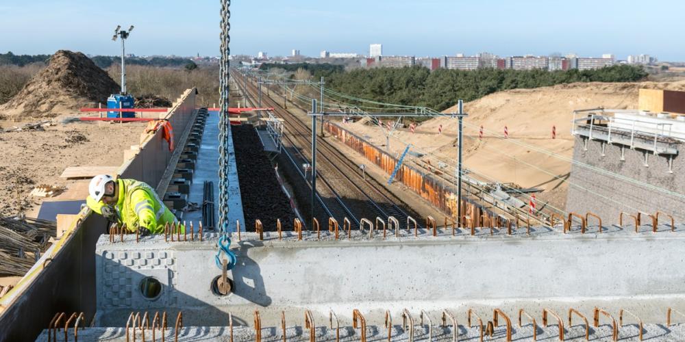 aanleg natuurbrug duinpoort