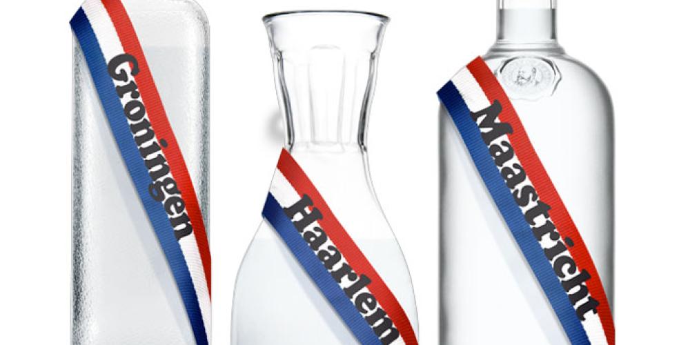 karaffen drinkwater uit haarlem, groningen en leeuwarden