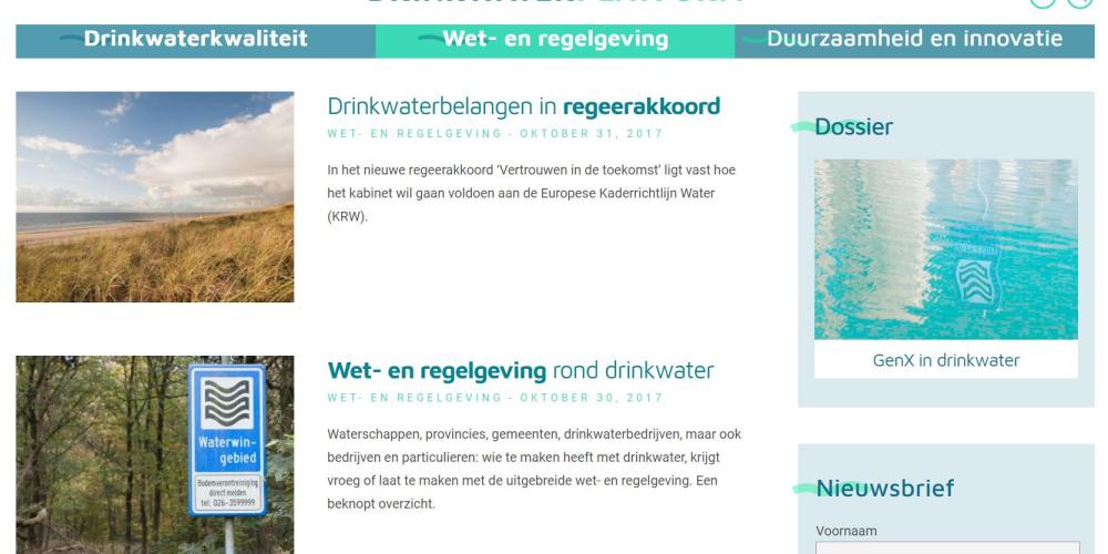 screenshot drinkwaterplatform